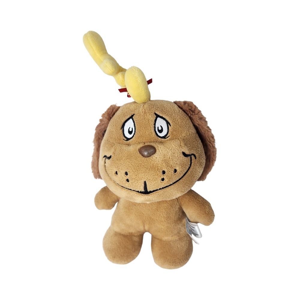 Aurora Dr Seuss Max the Dog Plush Reindeer Antler‎ Grinch Stole Christmas 11.5in